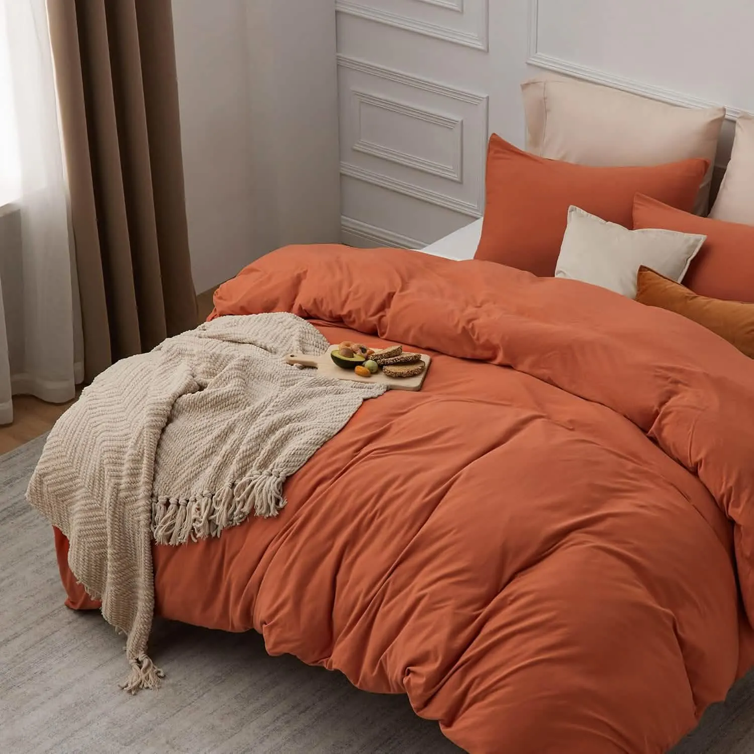 100% Jersey Knit Cotton Duvet Cover