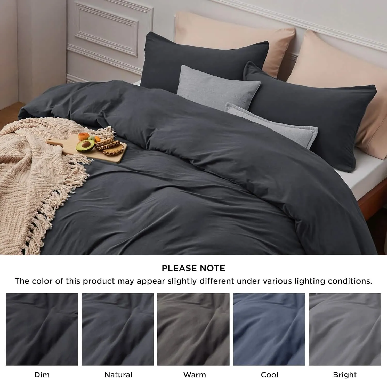 100% Jersey Knit Cotton Duvet Cover