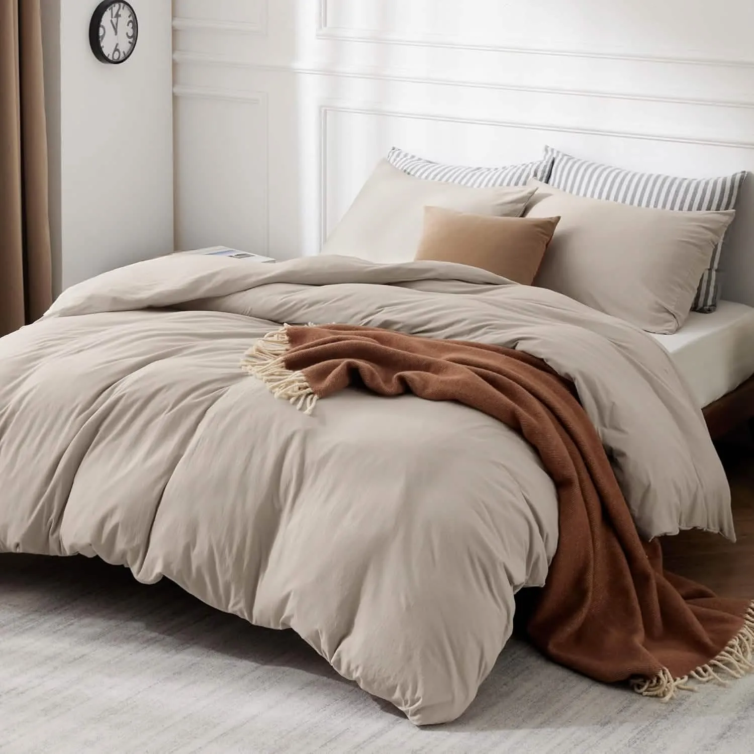 100% Jersey Knit Cotton Duvet Cover