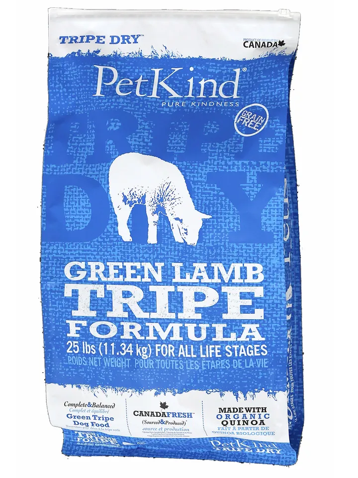 15% OFF: PetKind Green Lamb Tripe Grain-Free Dry Dog Food