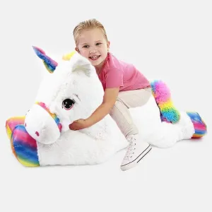 42" Giant Lying Soft Stuffed Unicorn