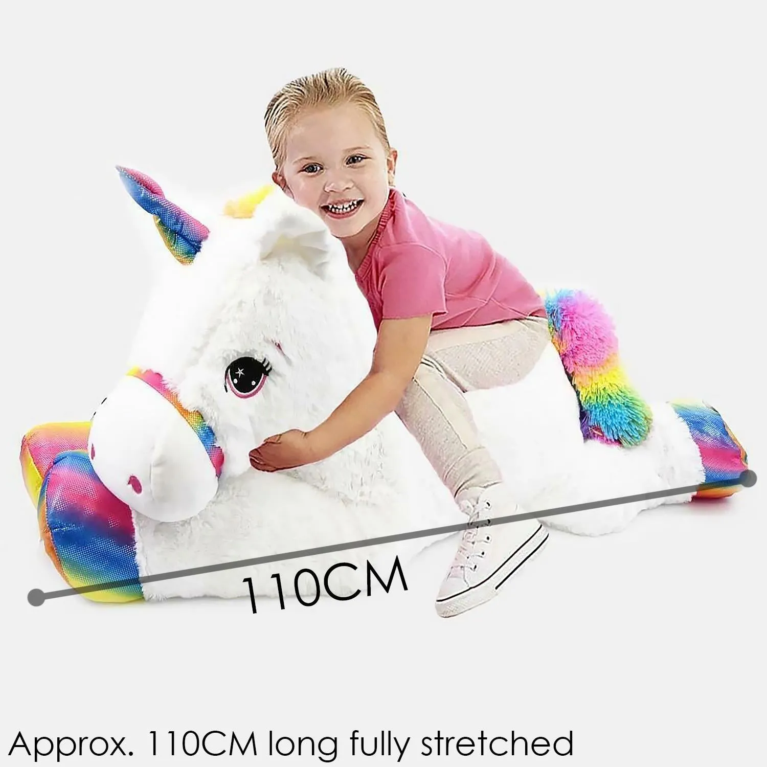 42" Giant Lying Soft Stuffed Unicorn