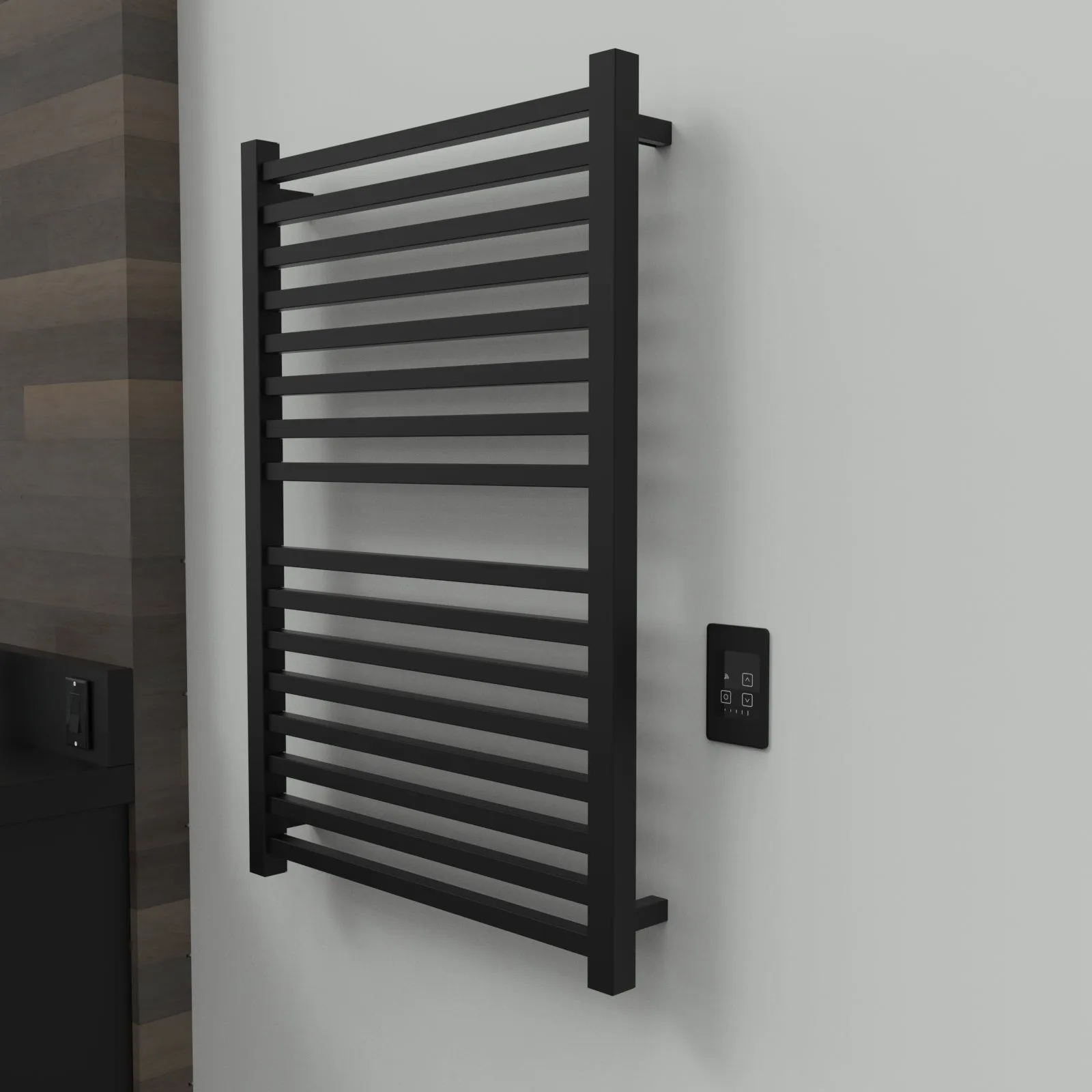 Amba Quadro Q2942 Hardwired Towel Warmer - 29.3/8"w x 42 3/4"h