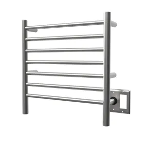 Amba RWHS-SB Radiant Small Hardwired   Plug-in Combo 7 Bar Towel Warmer in Brushed