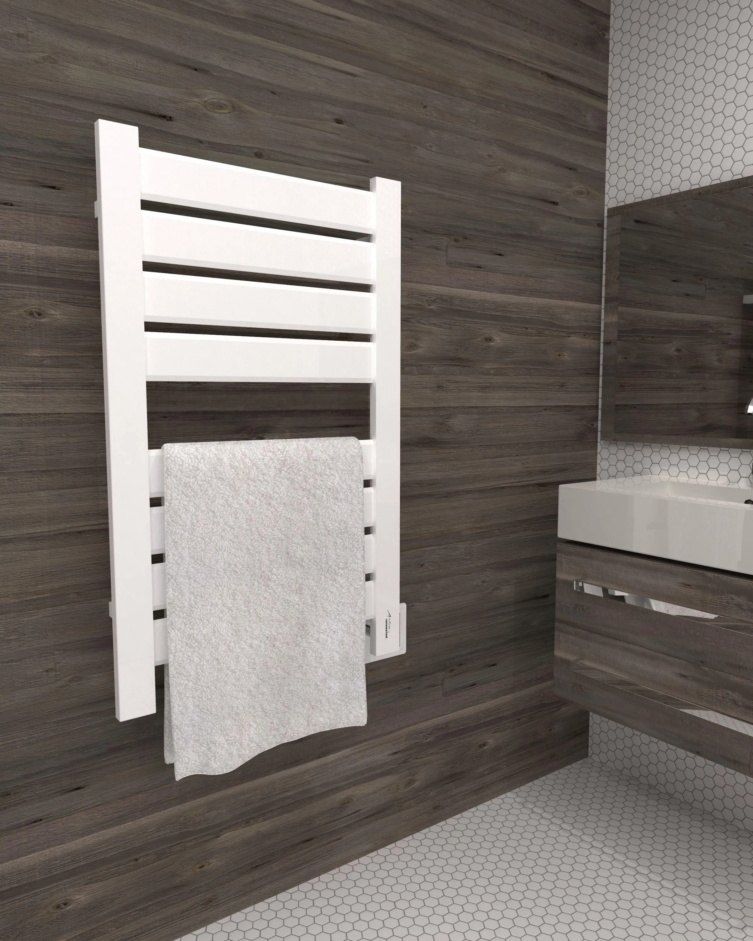 Amba Vega V-2337 Hardwired Towel Warmer  - 23.37"w x 39.25"h