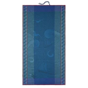 Baignade à Socoa Blue Beach Towel