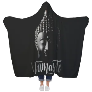 Black Buddha Hooded Blanket