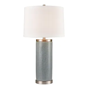 Bluestack 29" Table Lamp in Blue Crackle