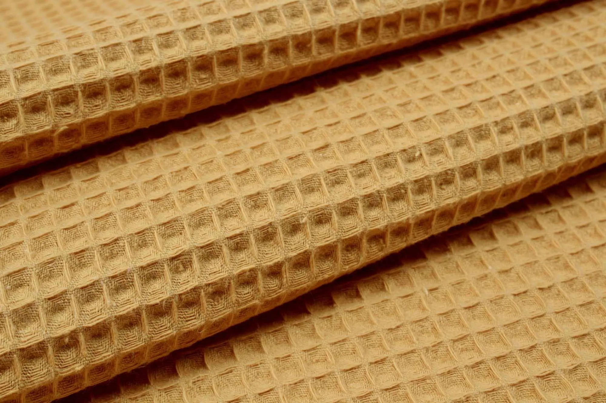 Cotton Waffle - 18 Colors Available - Beige