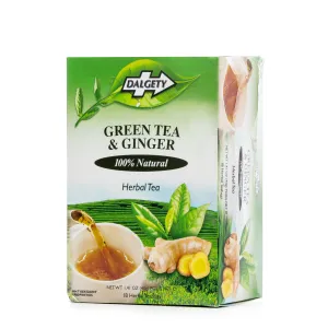 Dalgety Green Tea & Ginger Herbal Infusion (carton 40g)