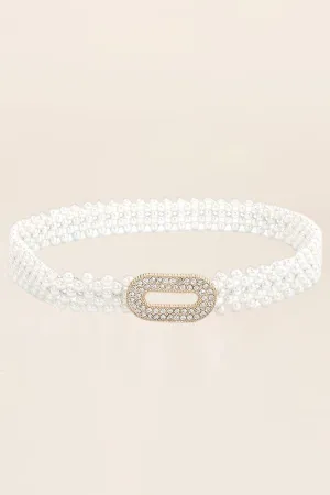 Elegant and Stylish Pearls Belt