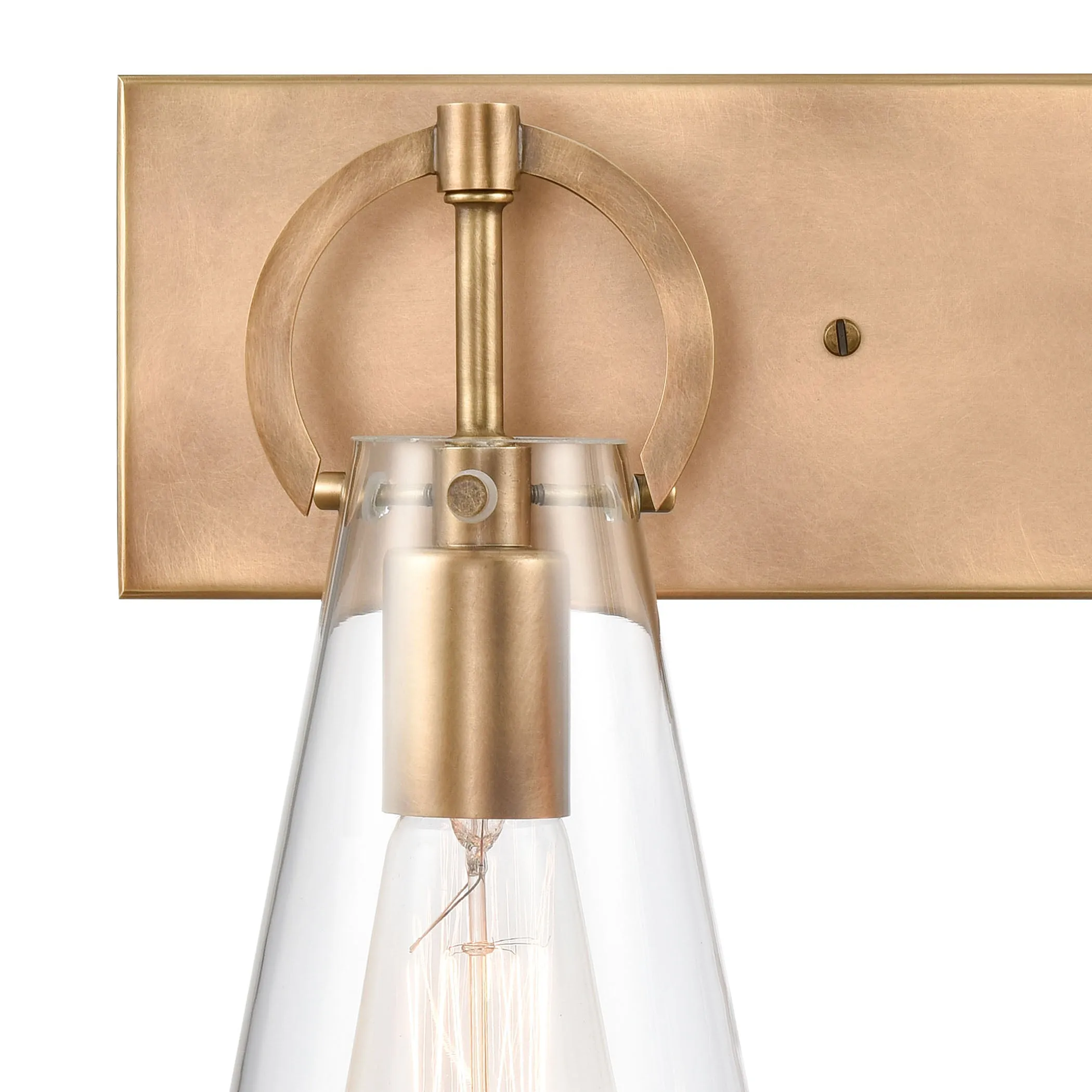 Gabby 15" 2 Light Vanity Light in Brass