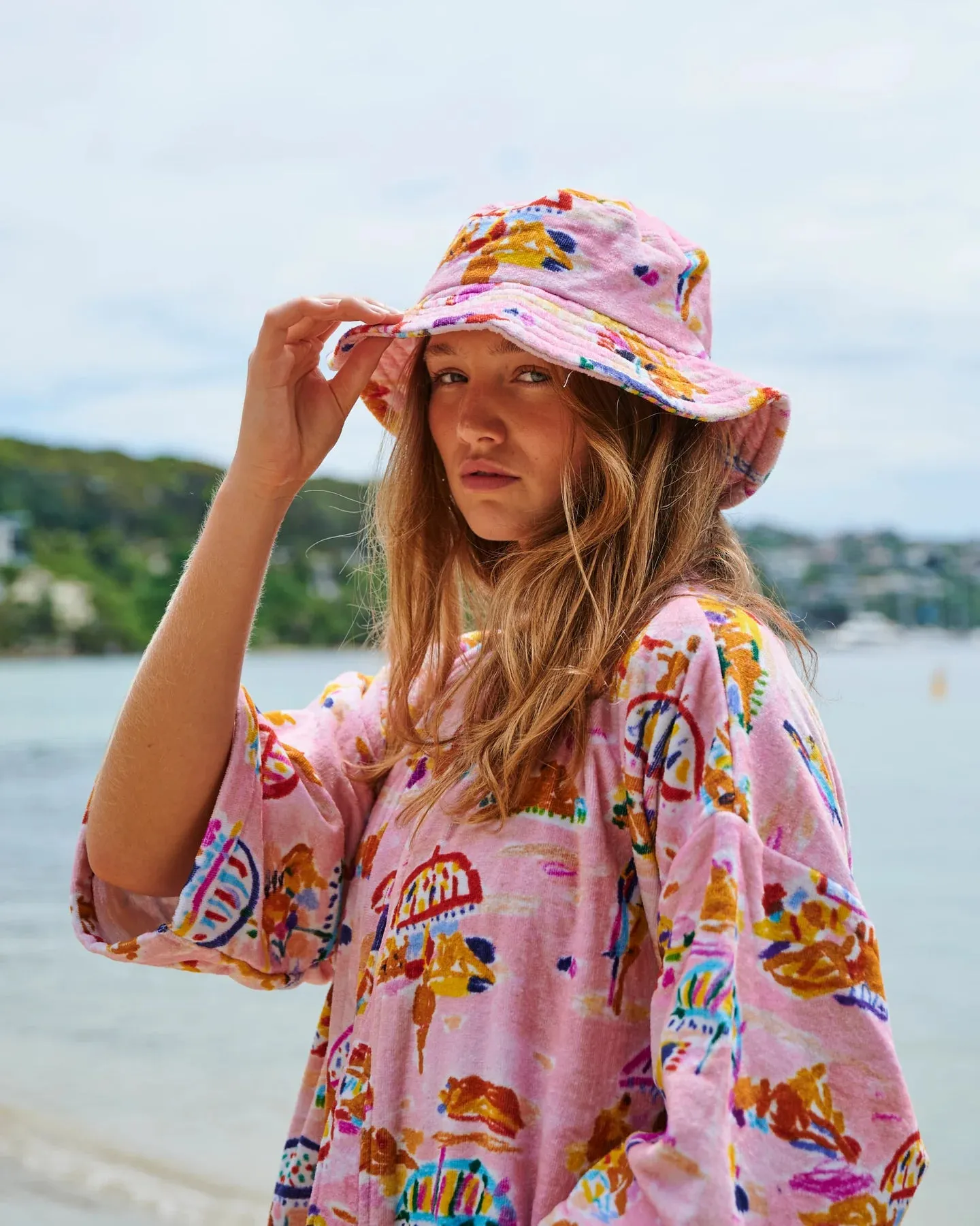 Kip & Co x Ken Done Beach Days Terry Mini Bath Robe