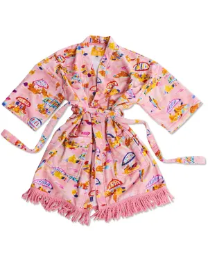 Kip & Co x Ken Done Beach Days Terry Mini Bath Robe