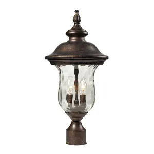 Lafayette 21" 2 Light Post Mount in Regal Bronze