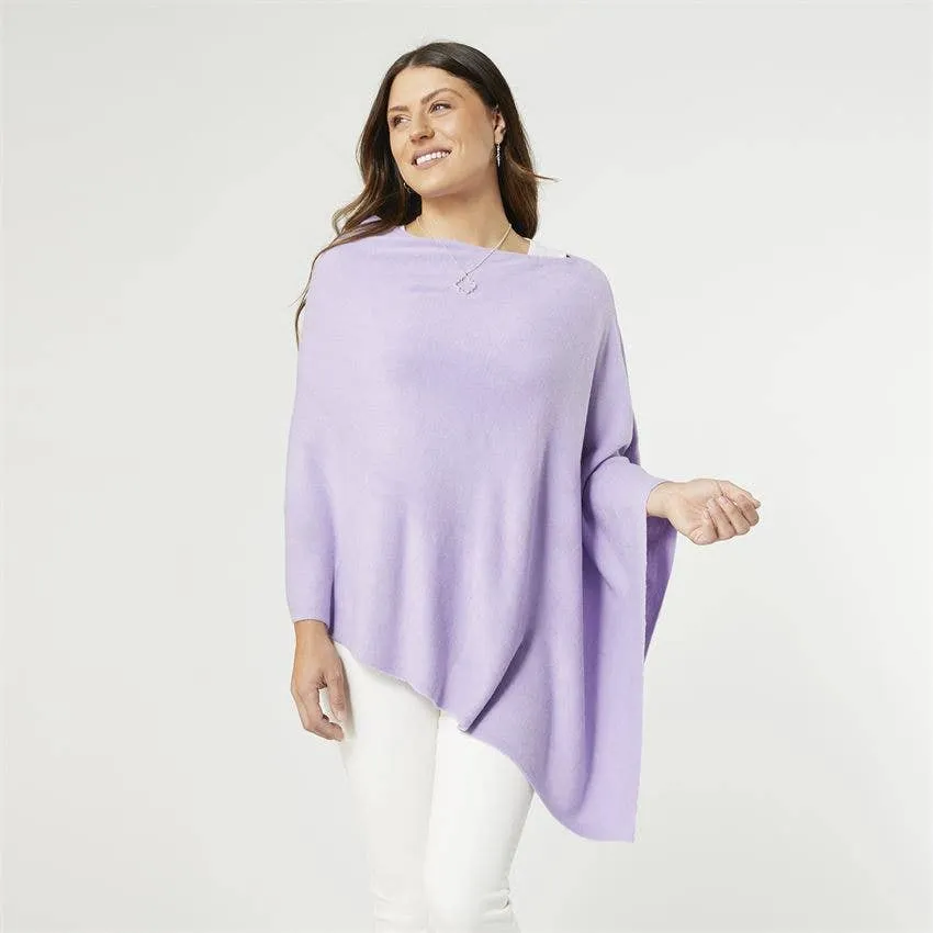 Lightweight Poncho - Lavender