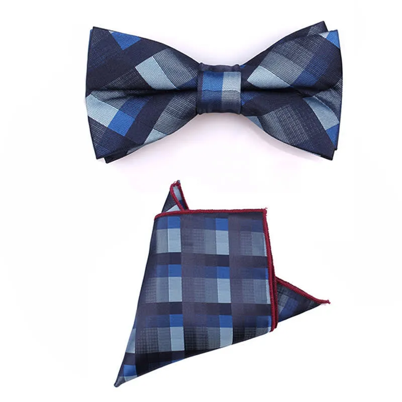 Men's Fashion Casual Modern Checked Narrow Necktie