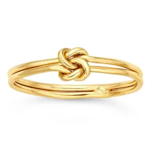 Nautical Knot Gold Fill Ring