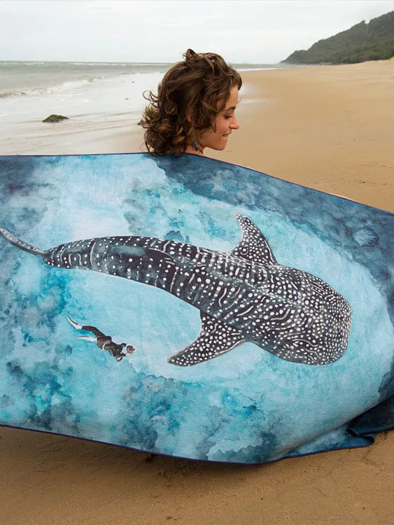 Ocean Armour Whale Shark Beach Towel