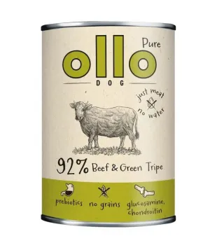 Ollo Pure Beef And Green Tripe - Wet Dog Food - 400G