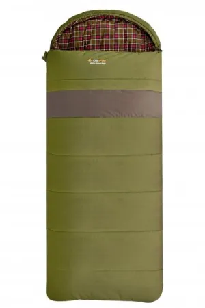 Oztrail Cotton Canvas Mega Hooded Sleeping Bag