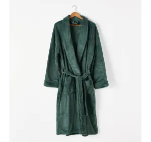 Plush Bathrobe Range Green