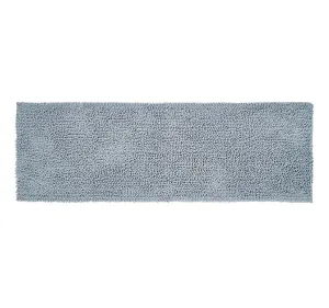 Reed Toggle 1700GSM Polyester 50x150cm Bath Mat Blue