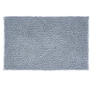 Reed Toggle 1700GSM Polyester 50x80cm Bath Mat Blue