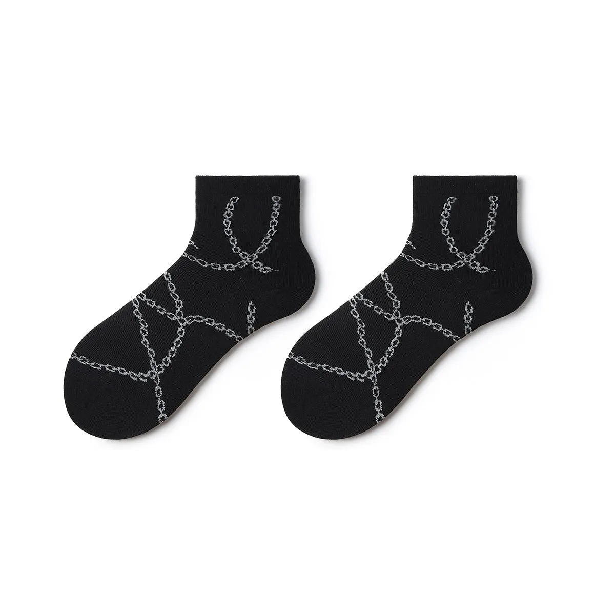 Ring All-season Men 5pcs Low Cut Socks Set