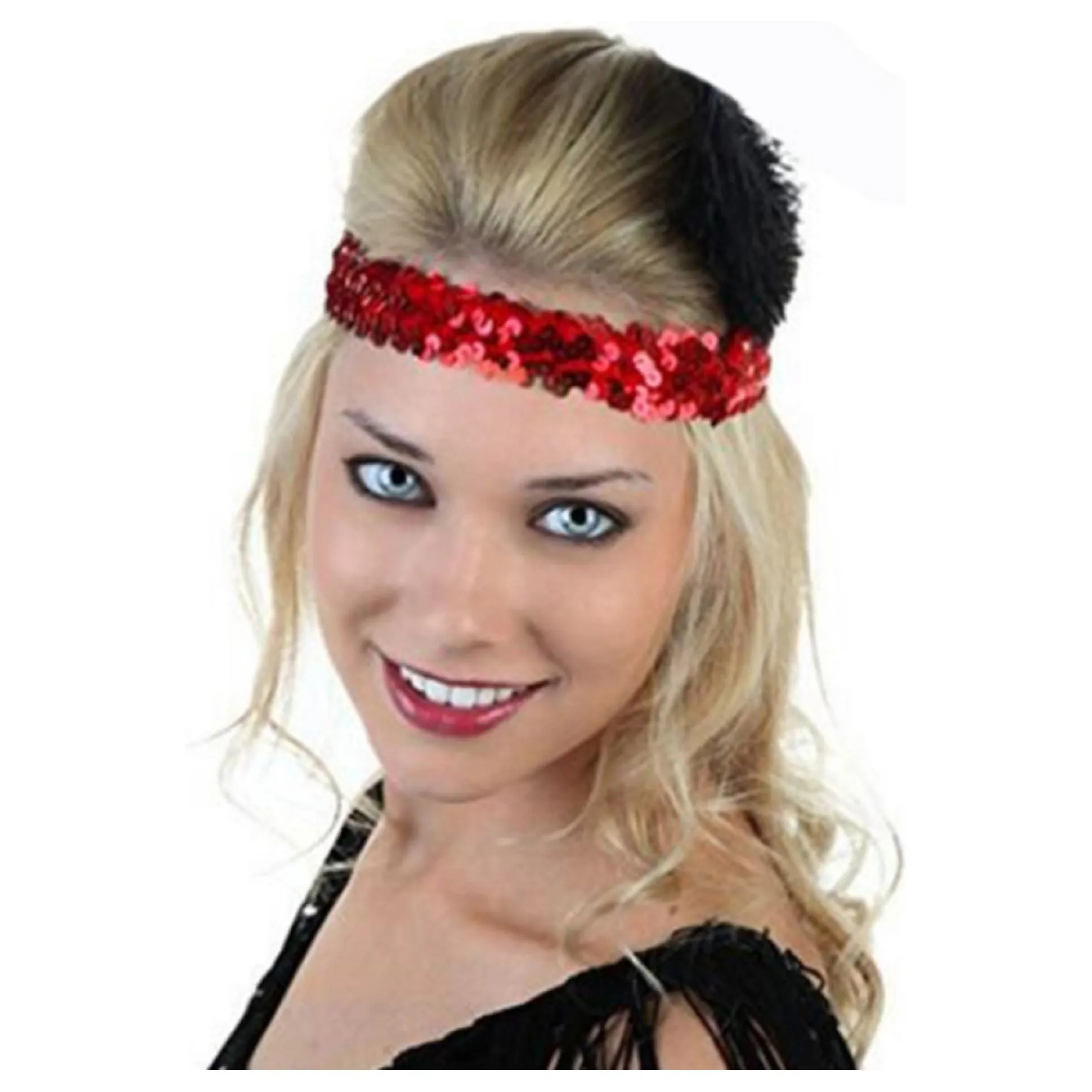 Silver Sequin Headband