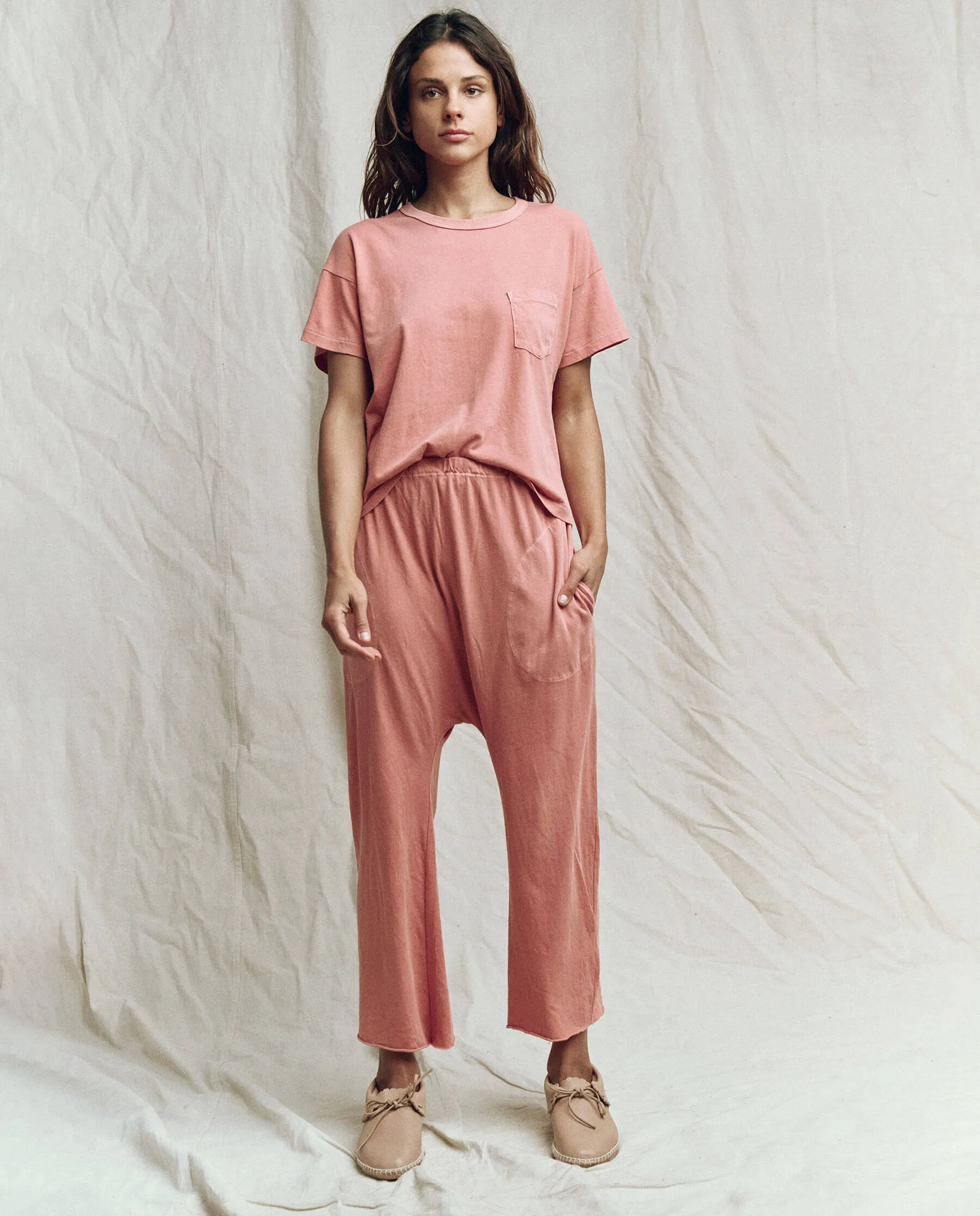 The Great - The Pocket Tee In Rose