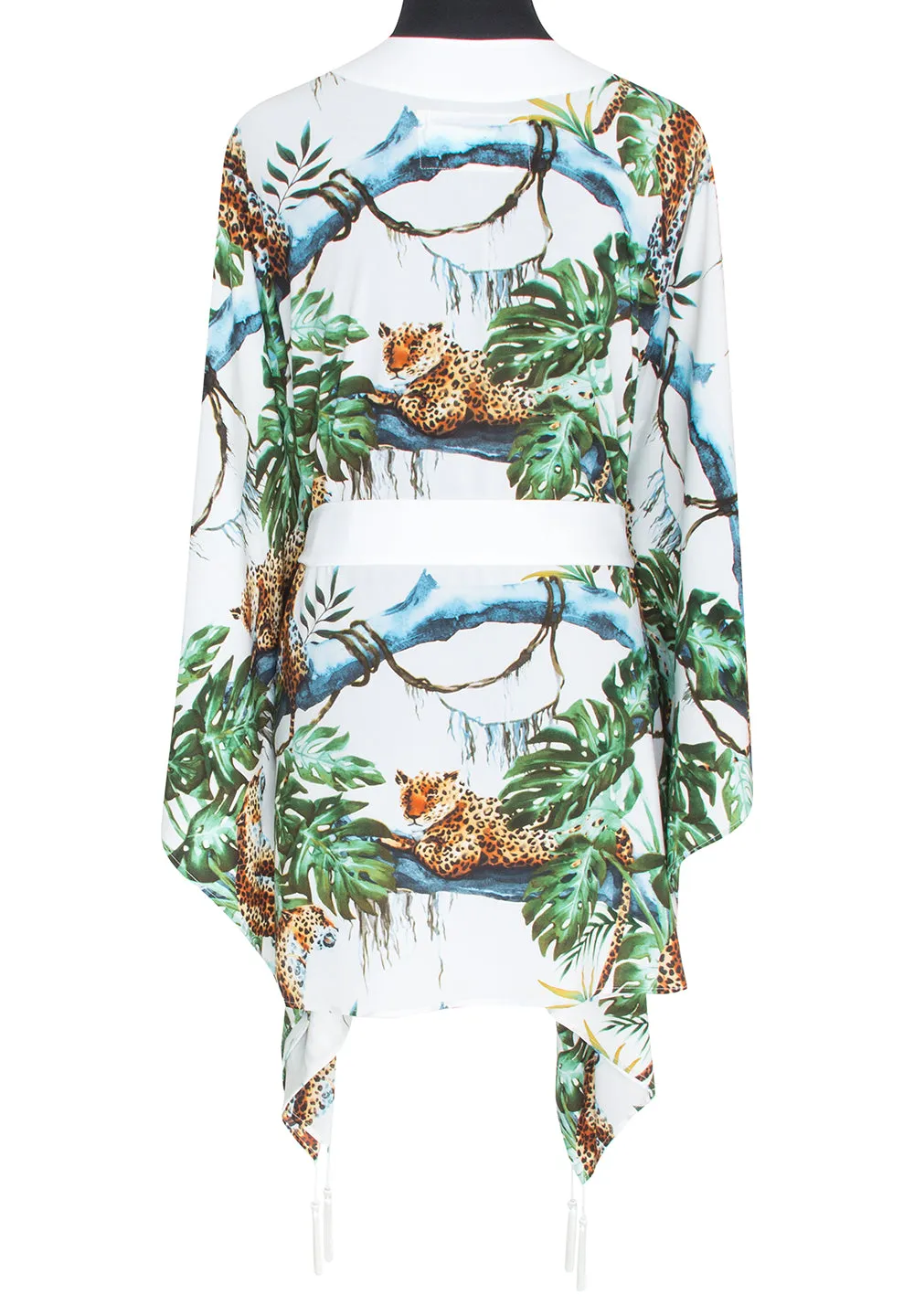 Tropics - Jaguar Kimono (Off-White)