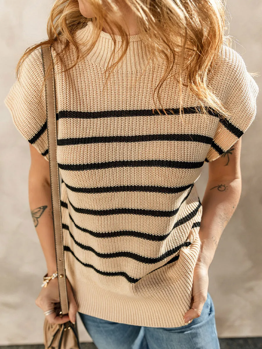 Women's All-matching Striped Printed Sweater