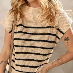 Women's All-matching Striped Printed Sweater