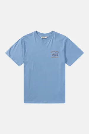 Worn Path Ss T-Shirt Sea Blue